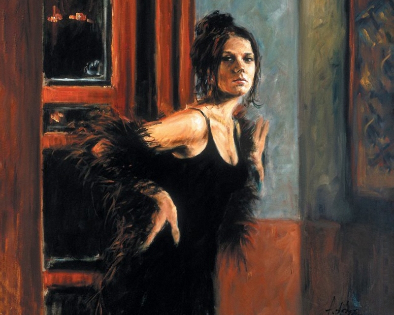 Fabian Perez 1967 ~ pintor argentino figurativo | Reflexiones de un sueño