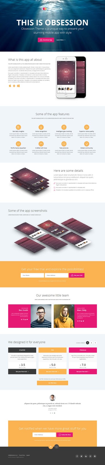 10 Responsive HTML5 CSS3 Website Templates - Graphic Design Freebies
