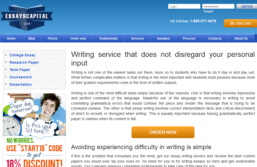 Us based paper writing service