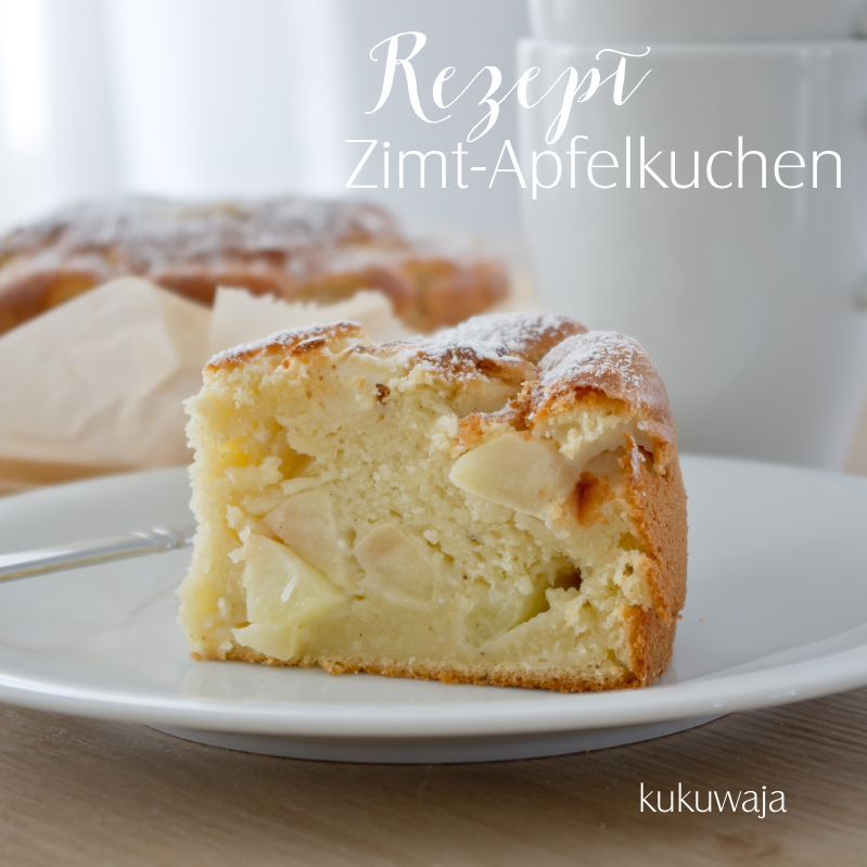 scandiliebe by kukuwaja: Hausgemachter Zimt-Apfelkuchen + Rezept