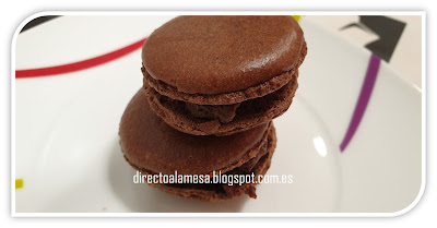 Macarons De Chocolate
