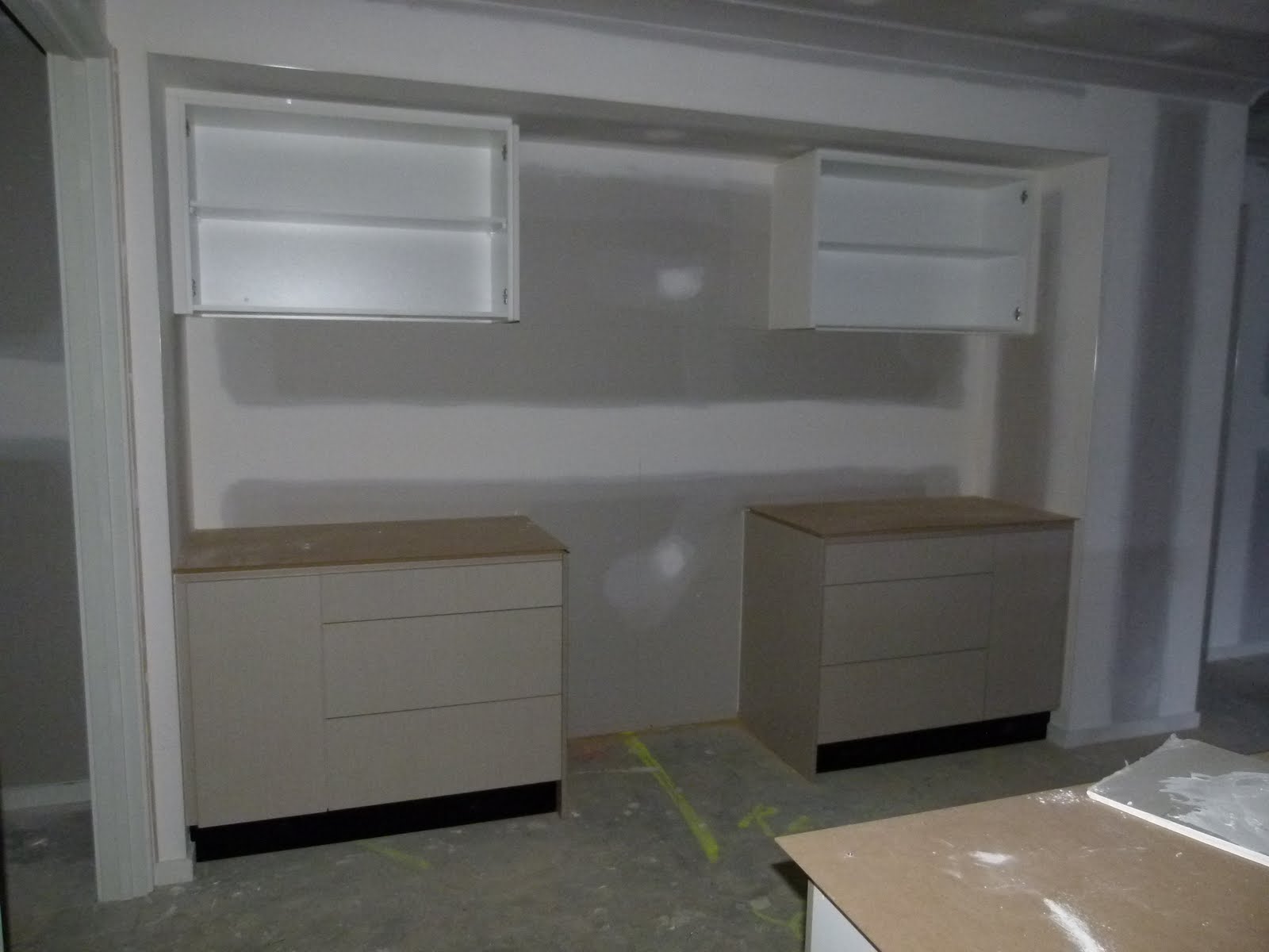 Our New House Cornice and Kitchen