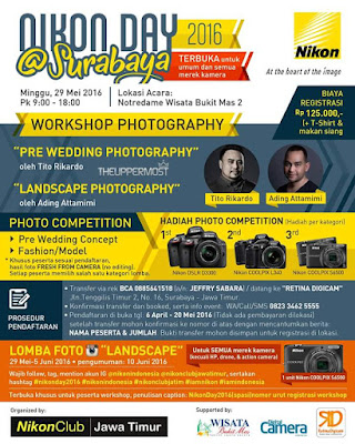 Workshop - Lomba Fotografi Surabaya 2016 ( Mei - Juni ) Workshop - Lomba Fotografi Surabaya 2016 ( Mei - Juni )