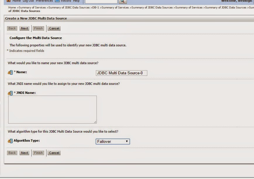 Configuring Multi Data Source in logic (LoadBalancing between Data