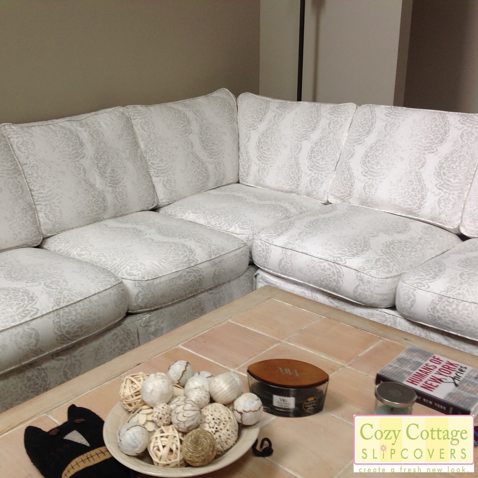 Cozy Cottage Slipcovers Sectional Slipcover