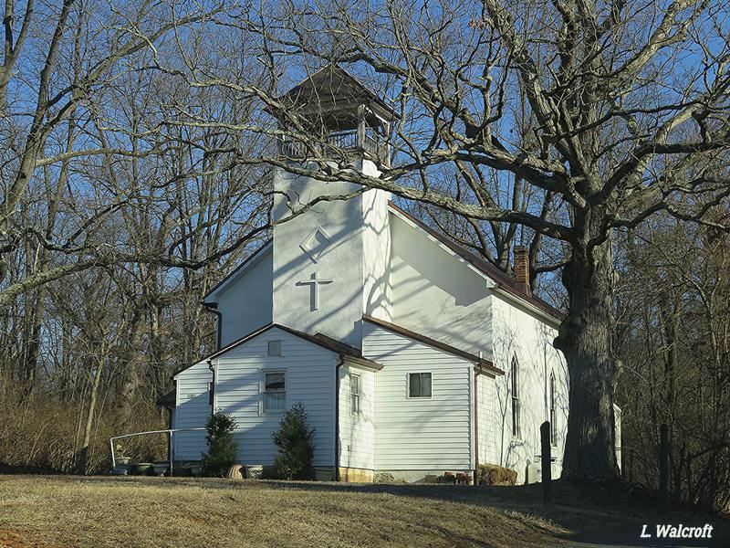 The View from Squirrel Ridge Mt. Zion Baptist Church in Boyce