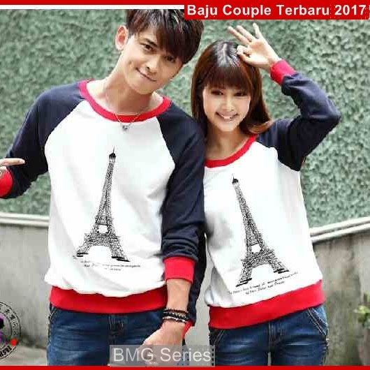 BA46 Baju Couple Paris Jpg Model Couple Murah BShop