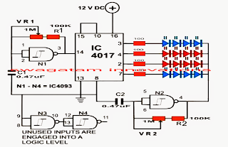 LED Strobe Light Circuit with Chasing, Flashing Effects | Circuit