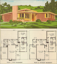 mid century plans modern floor homes plan designs split level houses midcentury architecture ranch 1950s 1954 components inspiring nps shed