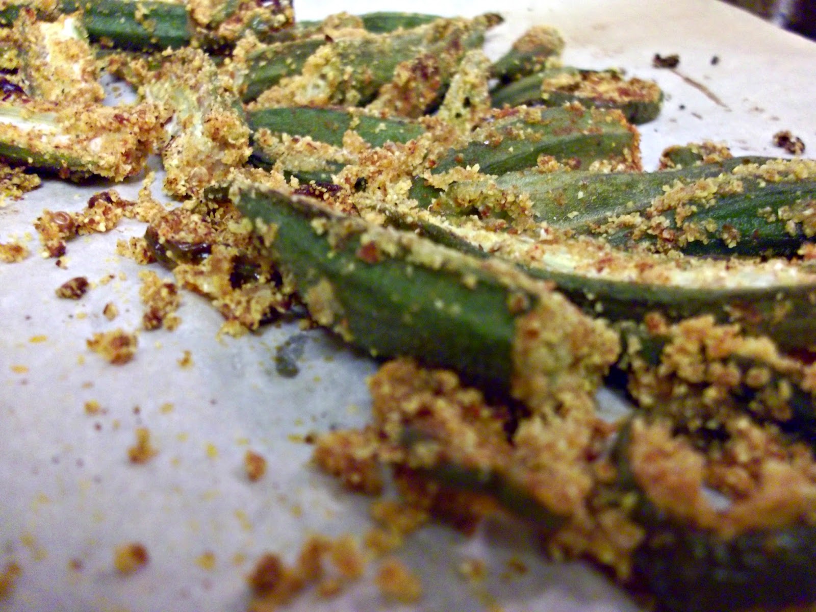 Julia's (Vegan) Kitchen Spicy OvenRoasted Okra