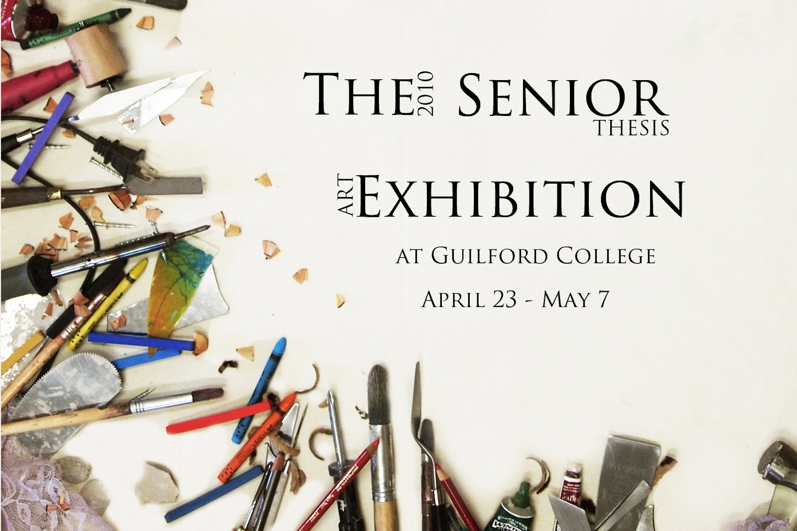 Thesis show invite image