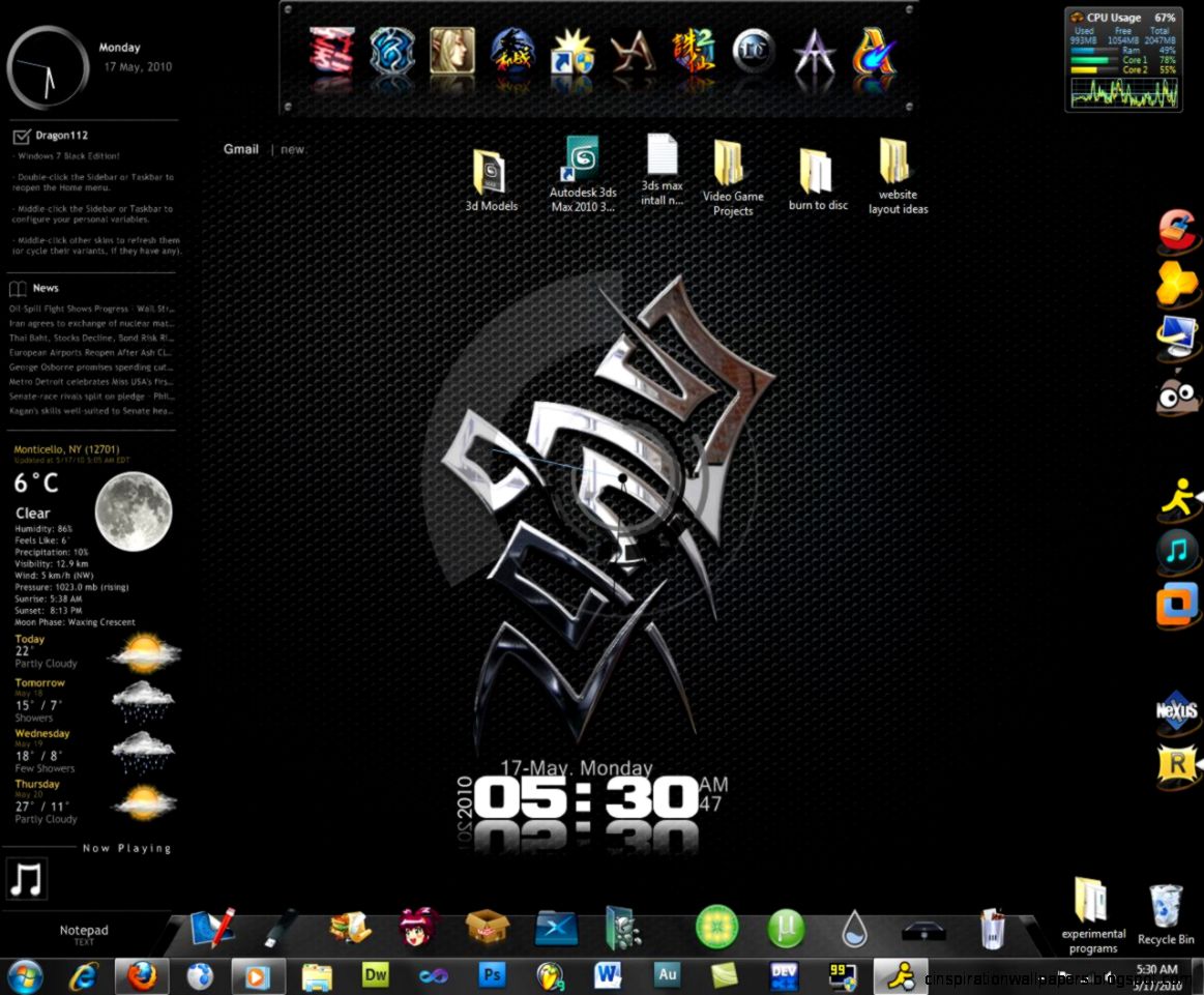 Windows 7 Black Edition by LightYagami16 on DeviantArt