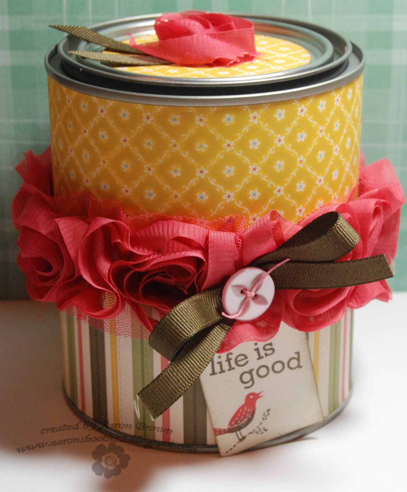 Booth 32 Life is Good Paint Can Class