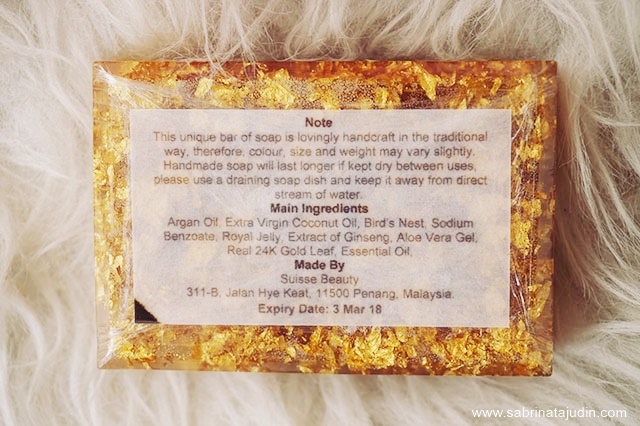 Soapababy 24K Gold Soap - Only 24K (999) is safe for skin care