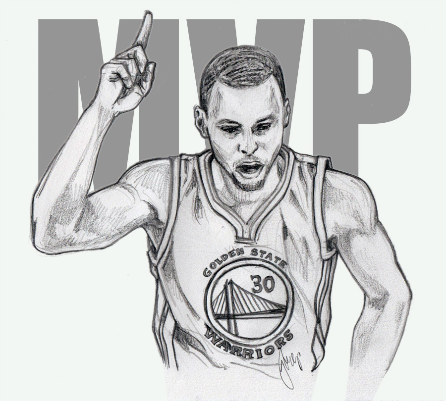 My Hobby Realm: ART: Golden State Warriors, Stephen Curry, Klay
