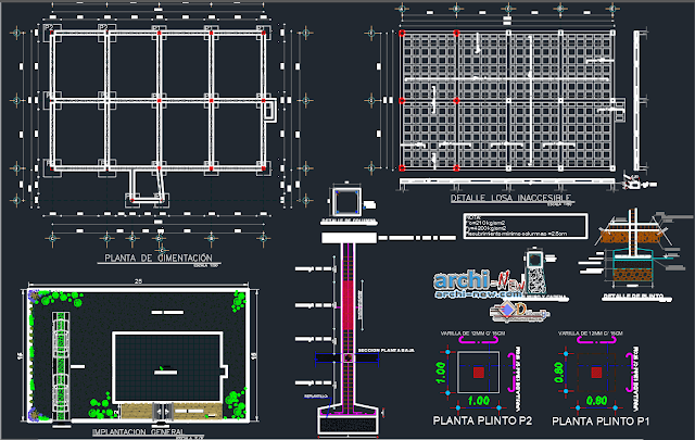 Residential project in AutoCAD 