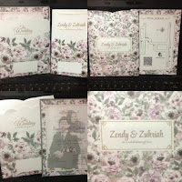 Undangan Bunga Semi Hard cover Undangan Bunga