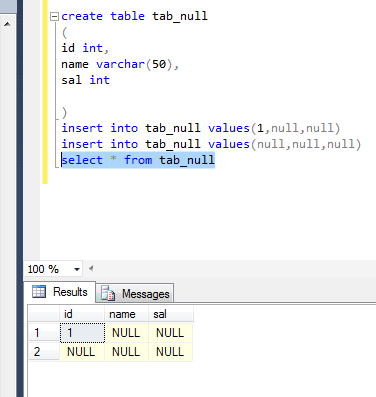 What is Constraints ? Null, Not Null, Primary key, Unique Key ,Check ...