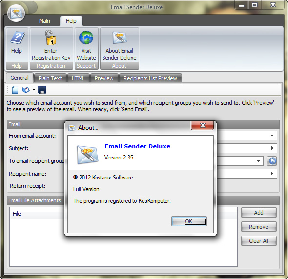 Kristanix Email Sender Deluxe V2.34 With Key [TorDigger] __TOP__