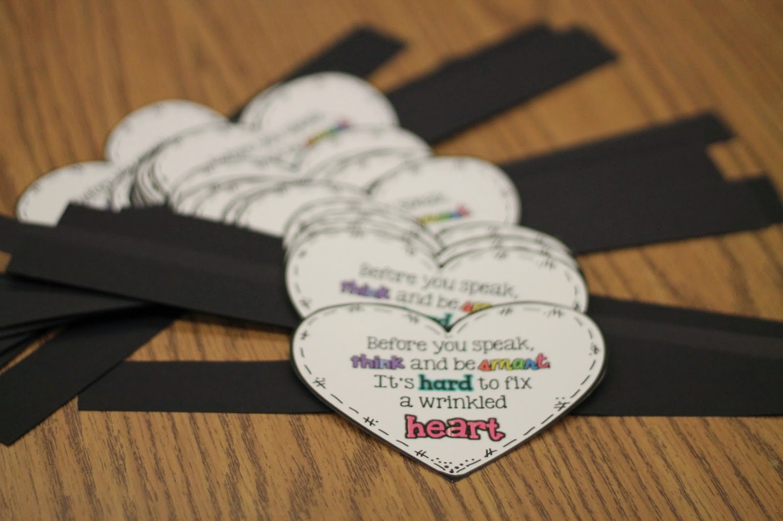 Keepin' It Kool In KinderLand: Wrinkled Hearts + Freebie!