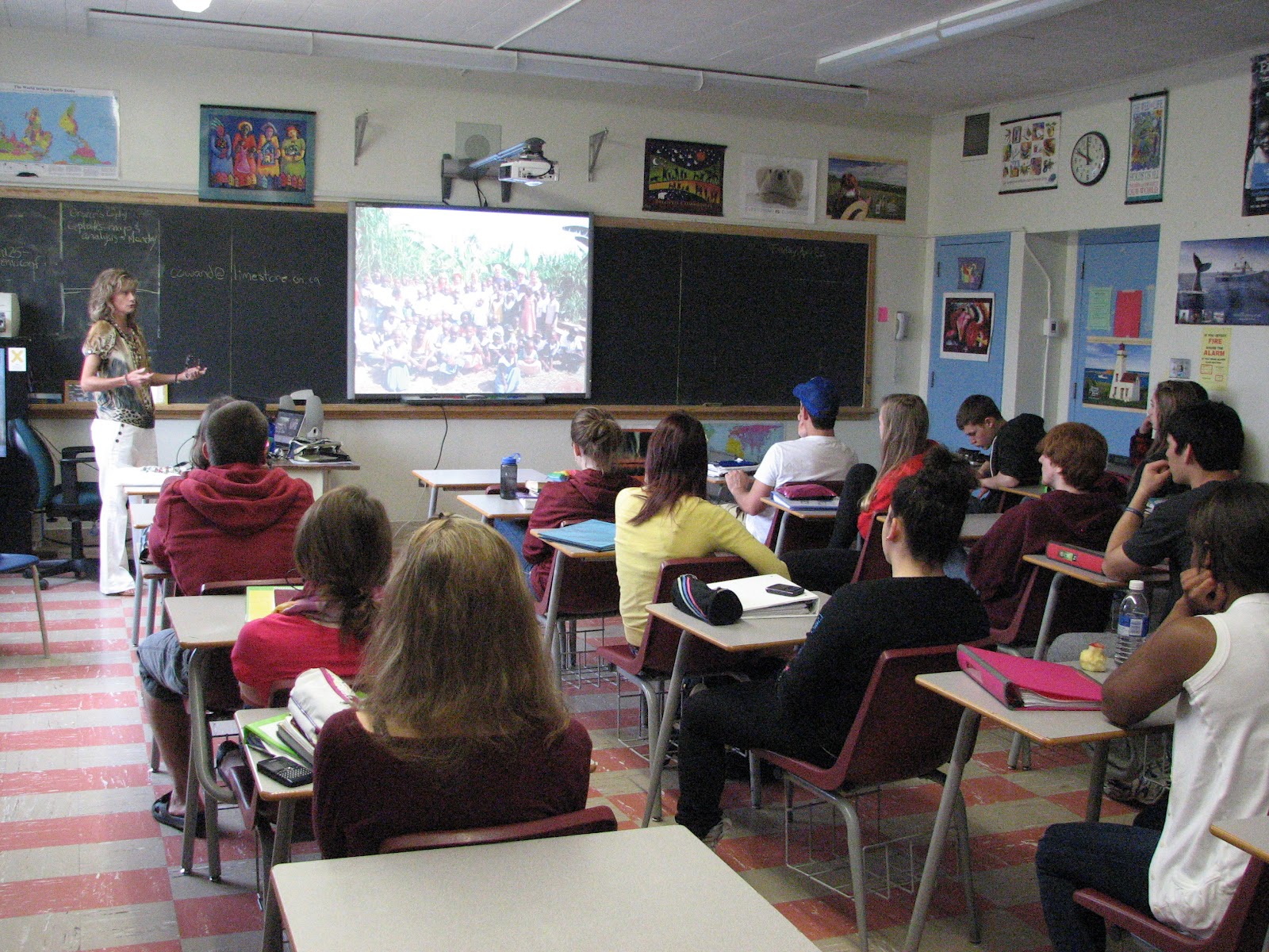 Grew's News BAN Presentation at Frontenac Secondary School