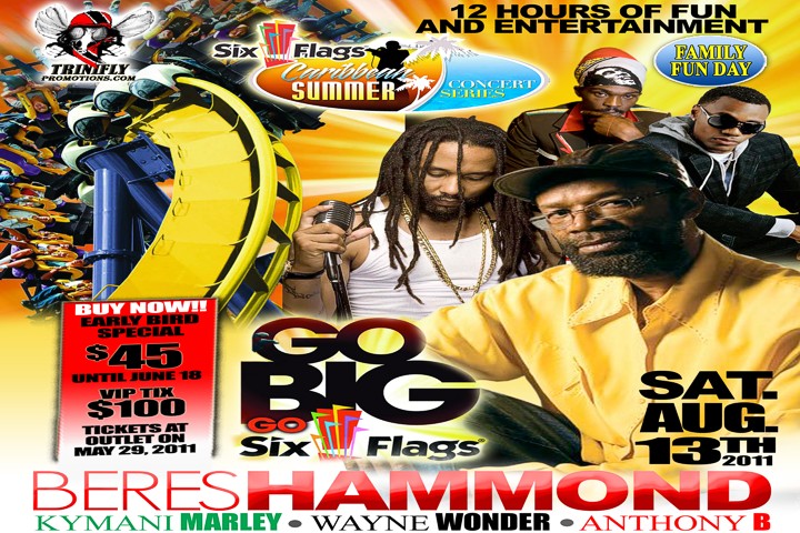 C.A. Confidential: Six Flags Caribbean Summer Concert Series w/Beres