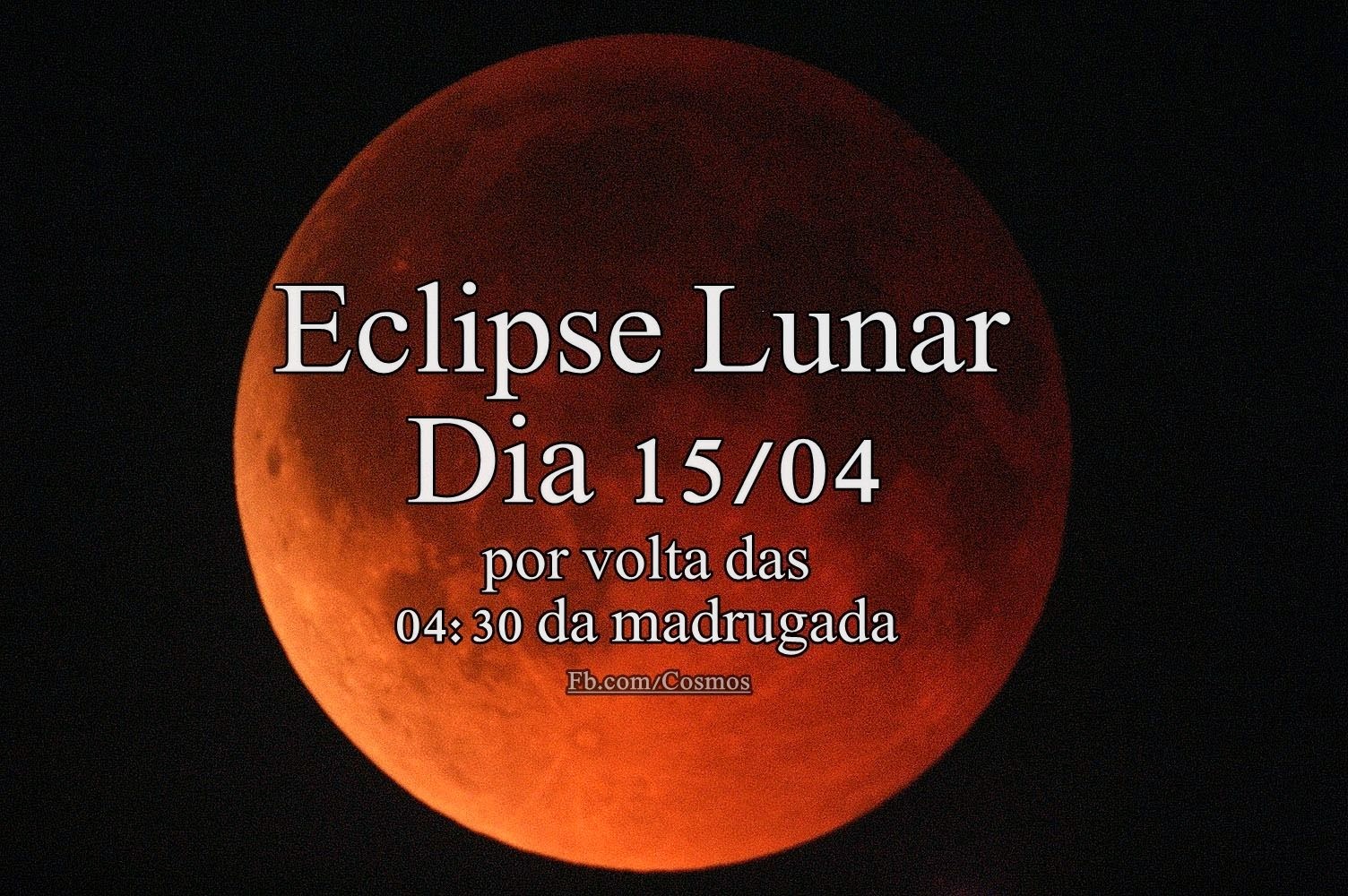ONG UNISERRA O eclipse lunar será o mais belo evento astronômico