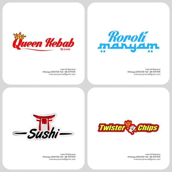 Desain Logo  Logo Kuliner  Desain Gerobak  Jasa Desain 