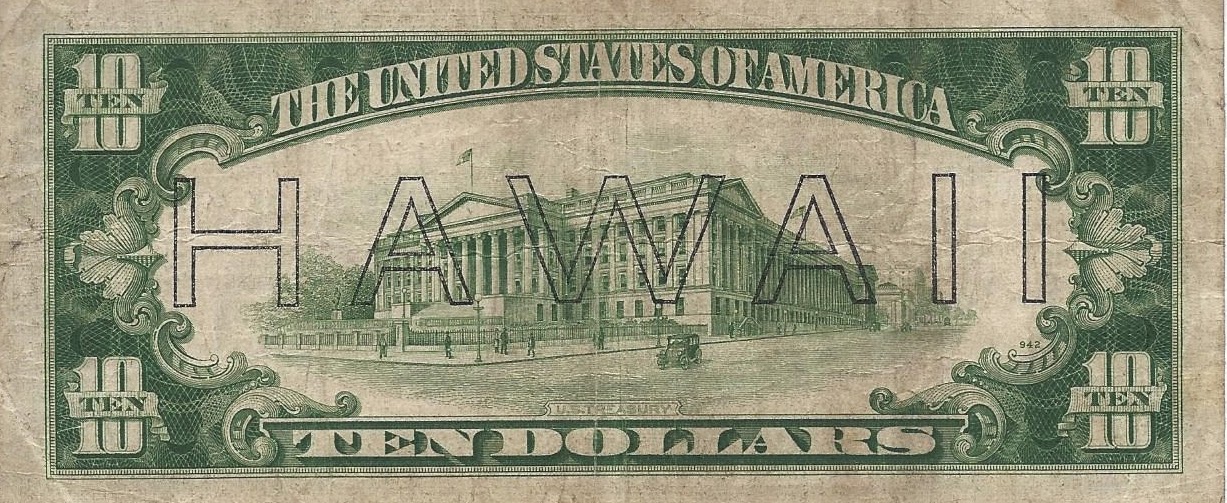 WWII Navy Dentist Hawaiian Currency