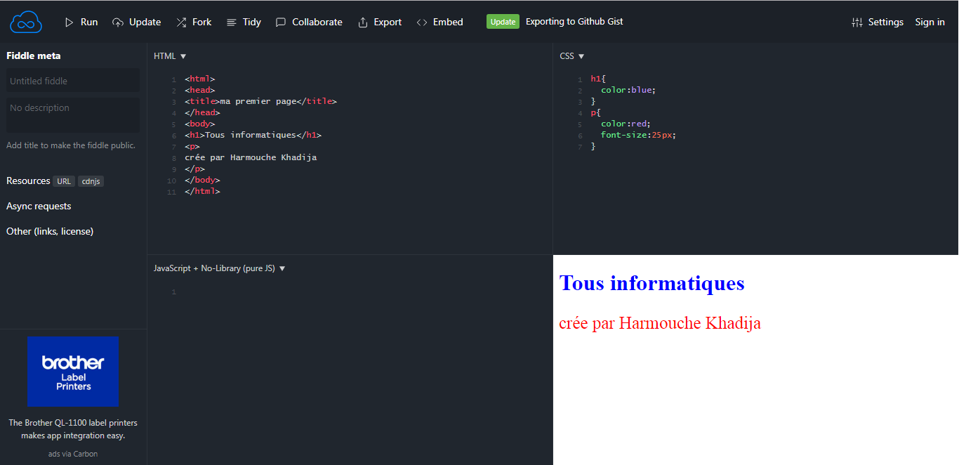 Les 7 meilleurs Editeurs pour coder HTML et CSS en ligne pour les ...