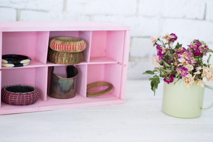 Joyero caja de vino diy 