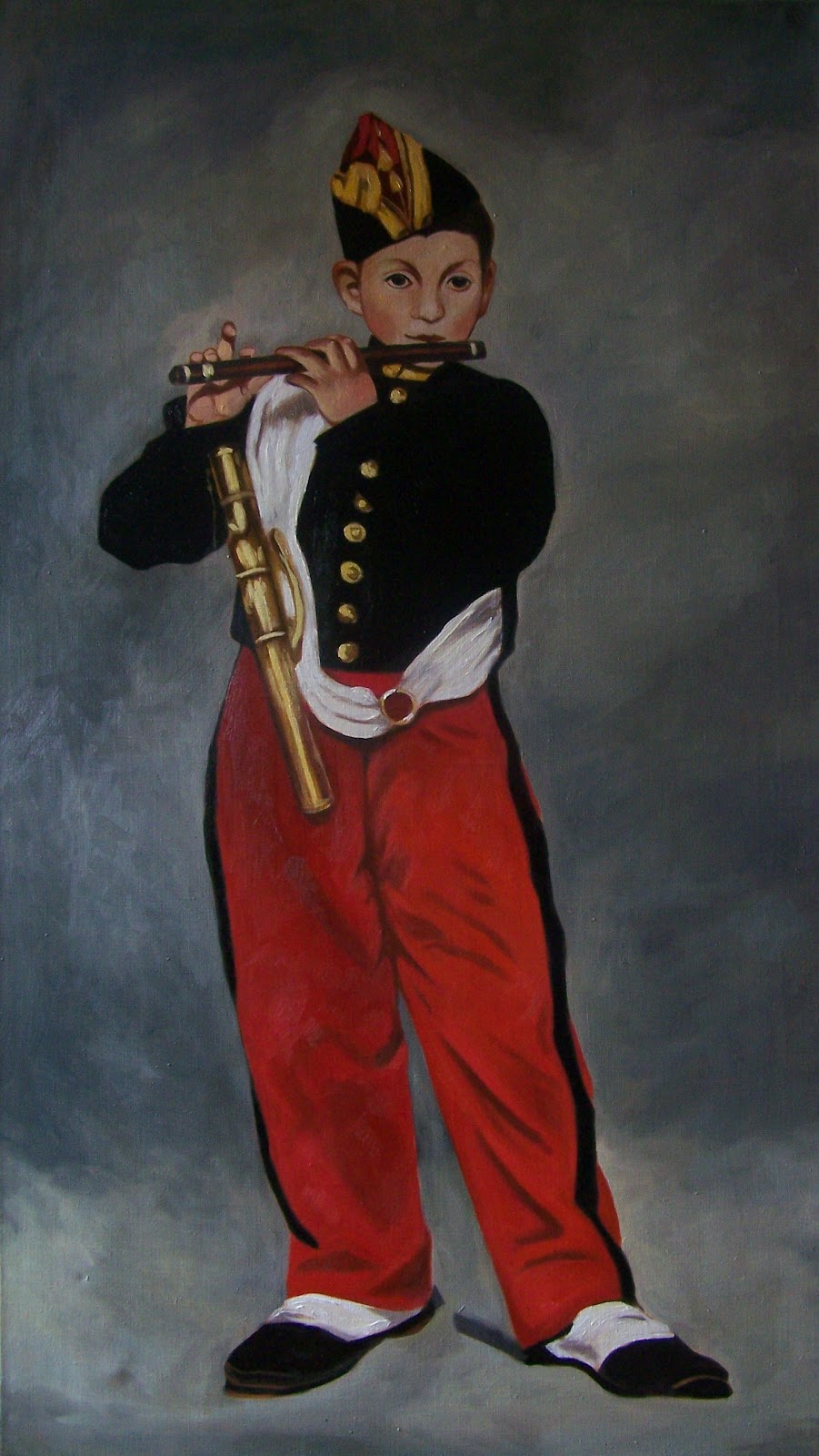 Cornelia Uhlemann Gemälde Kopie Der Pfeifer