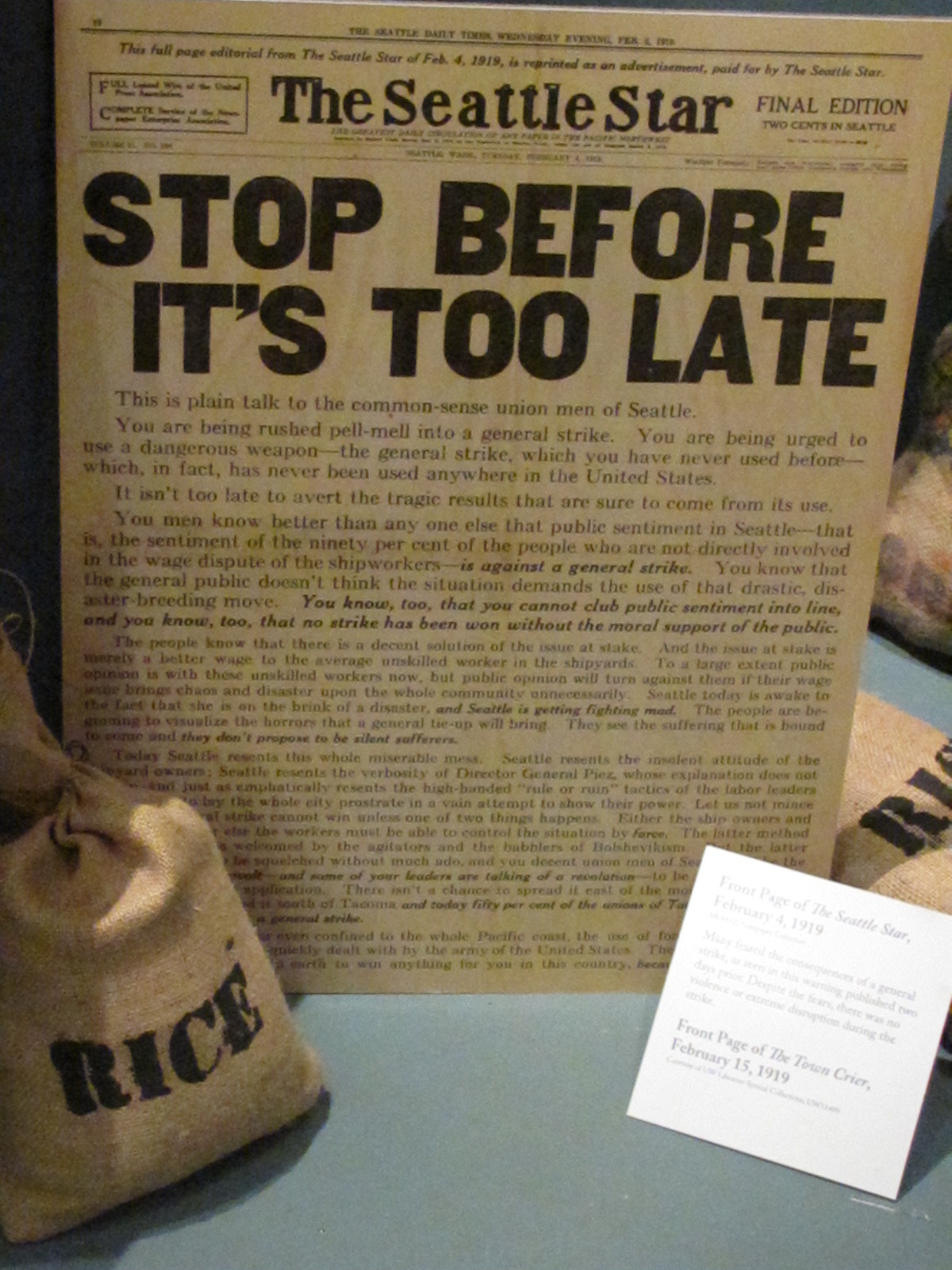 All This Is That The 1919 Seattle General Strike