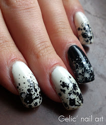 nail nails gradient glitter gelic gelicnailart