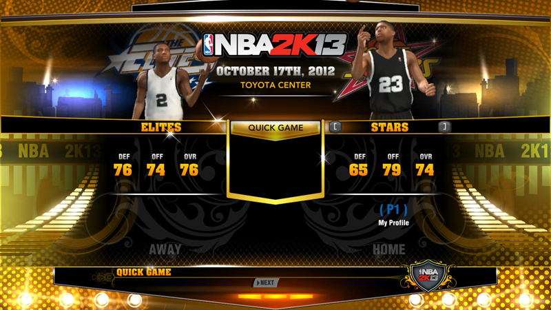 NBA 2K13 My Team - Suggestions for 2K14, All Star Team Opponent