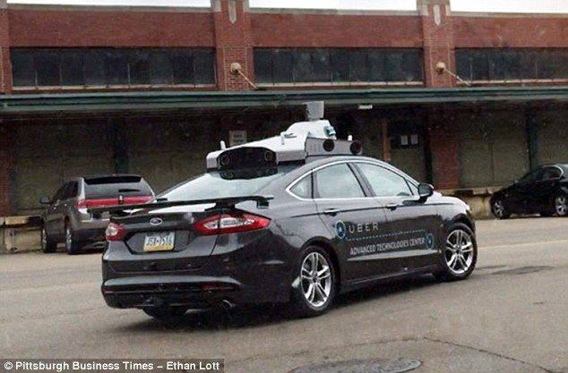 Uber selfdriving car