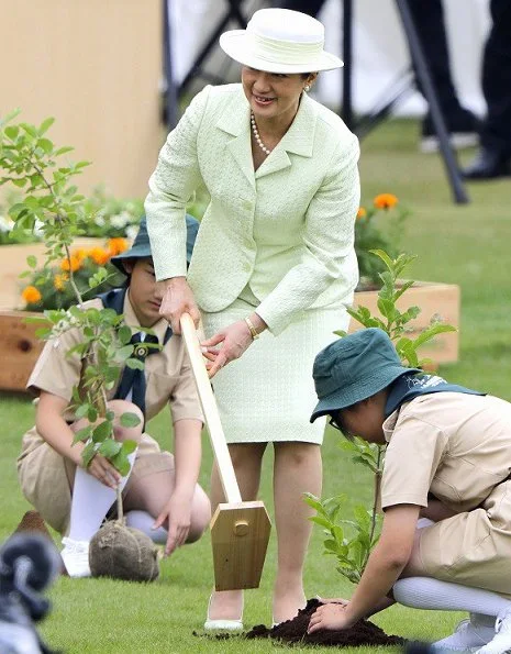 Emperor Naruhito and Empress Masako attended the 70th National Tree Planting Festival at the Aichi Prefecture Forest Park