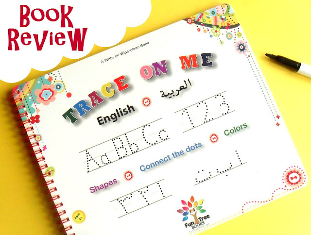 arabic - english letter tracing board book