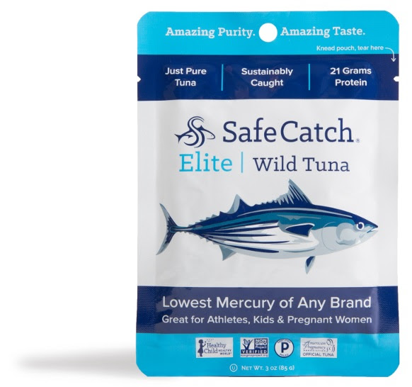 Safe Catch Elite Tuna Canned Wild Caught Tuna Fish Low Mercury Can Tuna  Solid Steak Gluten