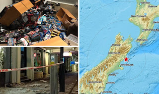 Powerfull earthquake hits New Zealand