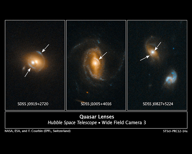 Astronomía: El Hubble descubre cuásares que actúan como lentes ...