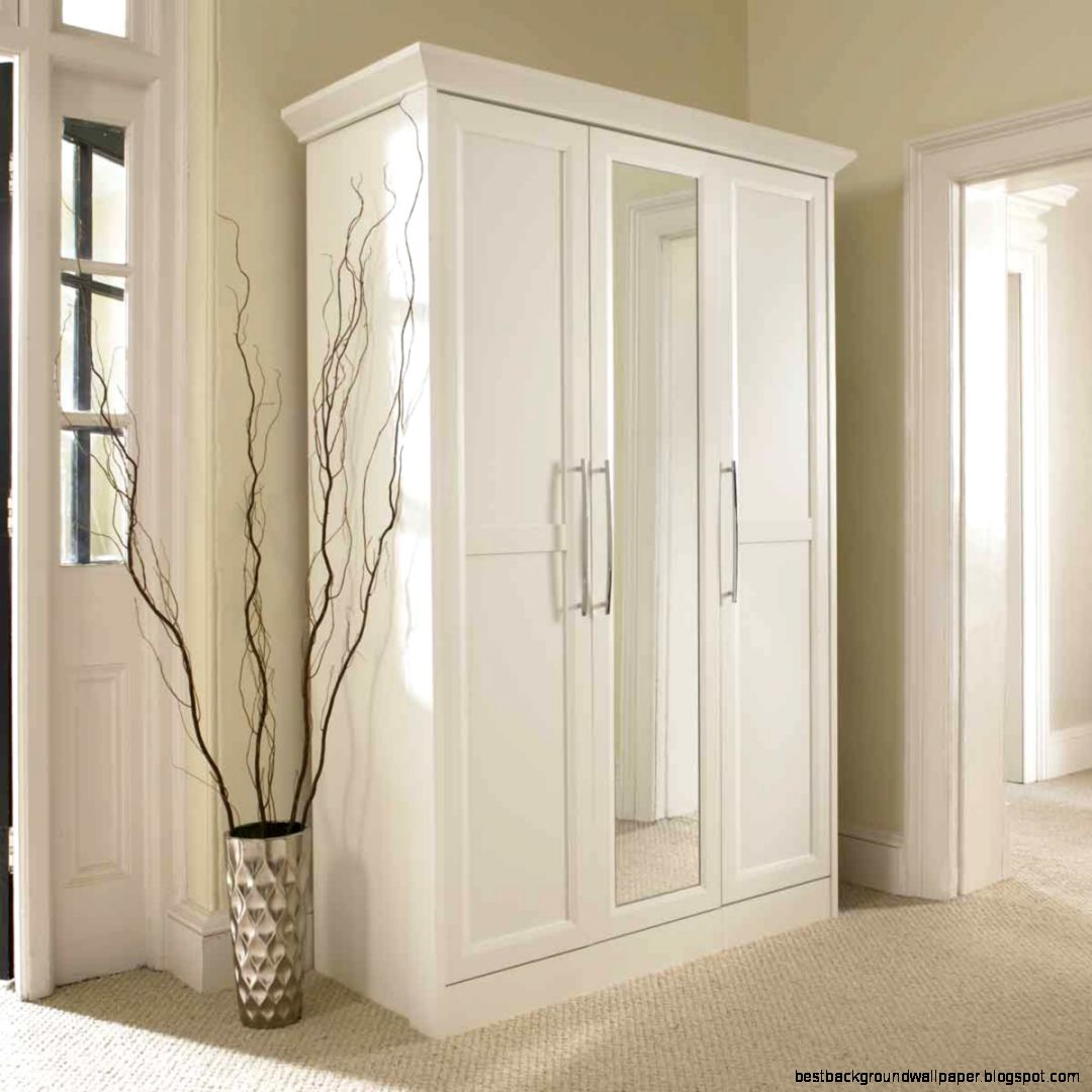 Simple Hallway with Bifold Mirrored Closet Doors Lowes White