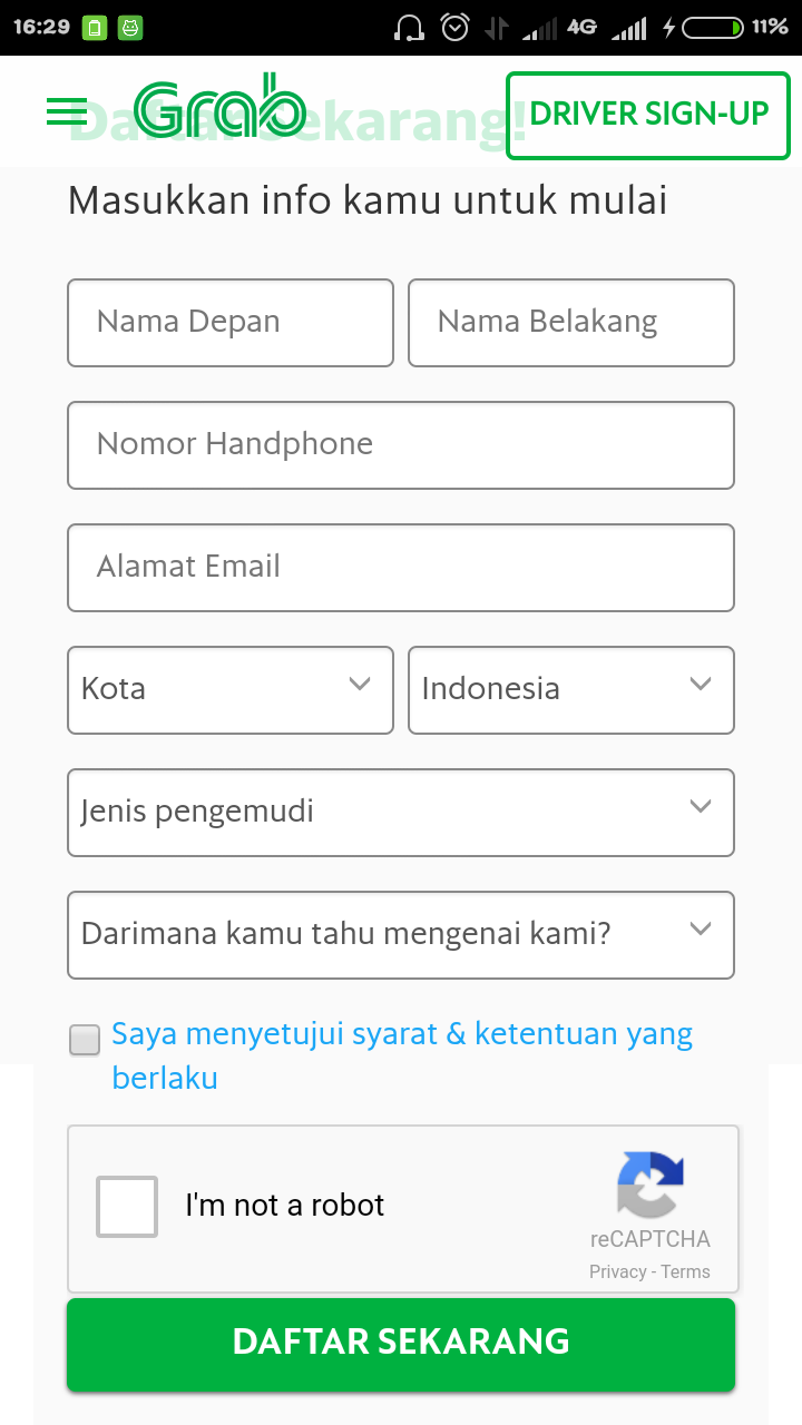 Cara Daftar Grab Bike Ojek Online Agar Cepat Diterima Mata Kalong