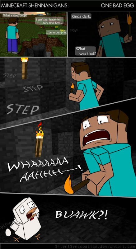 Minecraft Funny Comics on Pinterest  Minecraft Humor Minecraft