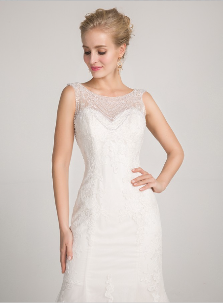 Opt For Stunning White Wedding Dresses