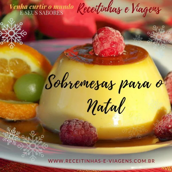 Sobremesas pro Natal geladas