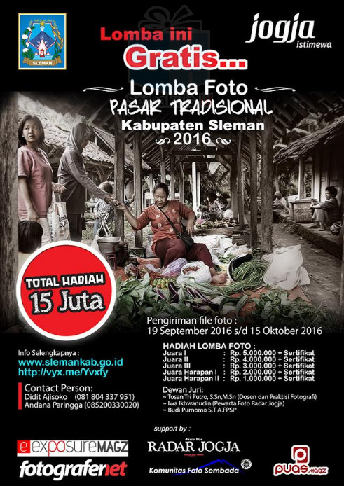 Lomba Foto Pasar Tradisional Kabupaten Sleman Lomba Foto Pasar Tradisional Kabupaten Sleman