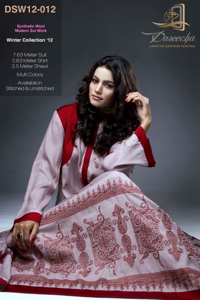 Latest Winter Collection 2012 By Dareecha Kashmiri Heritage