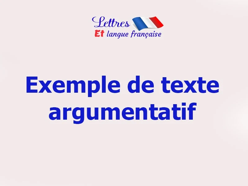 la guerre texte argumentatif