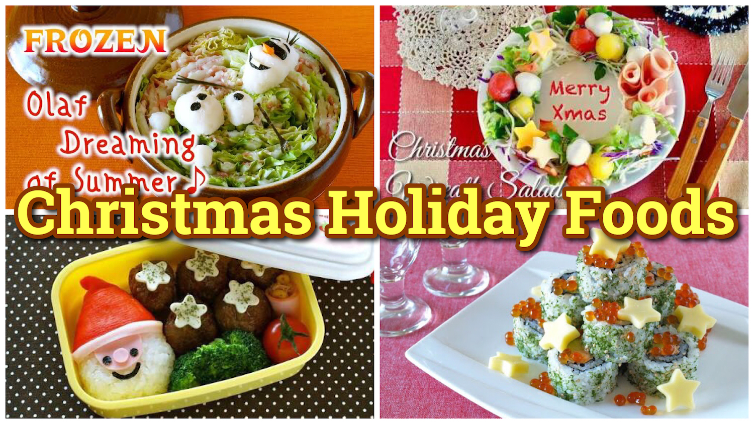 Top 15 Christmas Holiday Foods (Easy Photogenic Recipes) OCHIKERON